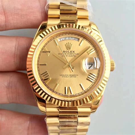 gold watch rolex replica|second hand gold Rolex watches.